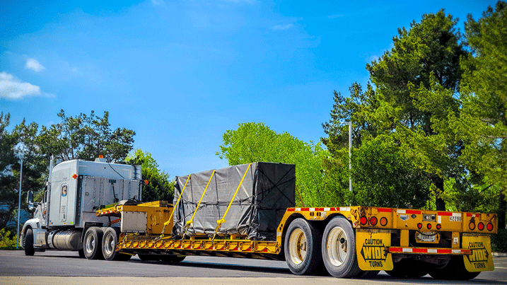 Tarps-lowboy-freight-shipment
